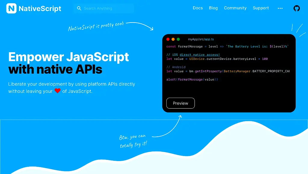Top List of Mobile App Development Frameworks NativeScript